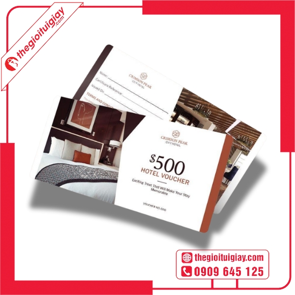 Mẫu voucher khách sạn ưu đãi dịch vụ spa