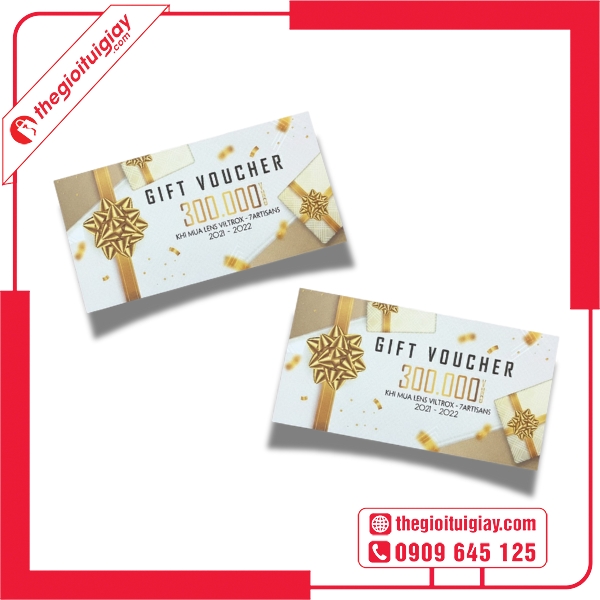 Mẫu voucher mắt kính đẹp, sang trọng