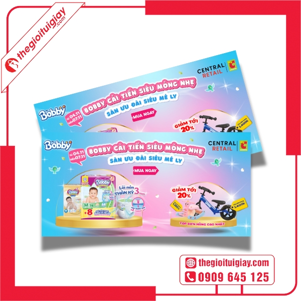  Mẫu voucher mẹ và bé in chất lượng cao 