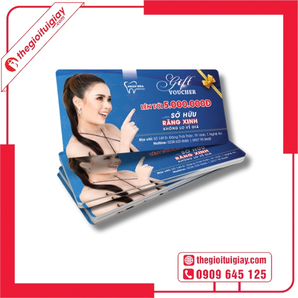  Mẫu voucher nha khoa dùng cho chương trình tri ân khách hàng 