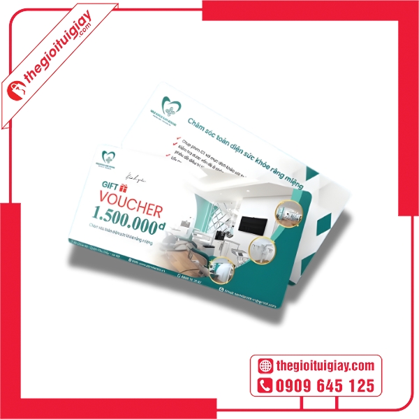 Mẫu voucher nha khoa online tiện lợi, dễ sử dụng
