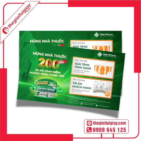 Mẫu voucher nhà thuốc ưu đãi mua thuốc giảm giá