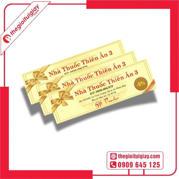 Mẫu voucher nhà thuốc giảm giá thuốc Thiên Ân 3