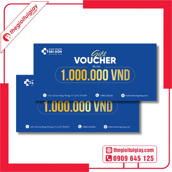  Mẫu voucher niềng răng in chất lượng cao 