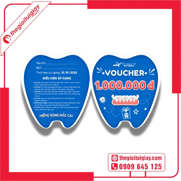 Mẫu voucher niềng răng sử dụng cho trẻ em