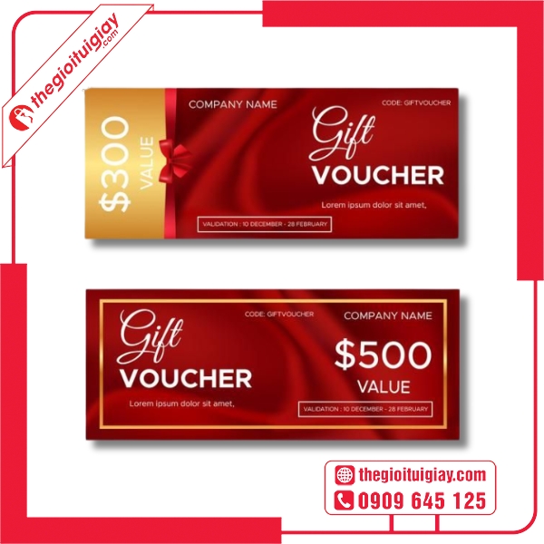  Mẫu voucher quà tặng đẹp dành cho khách hàng thân thiết 