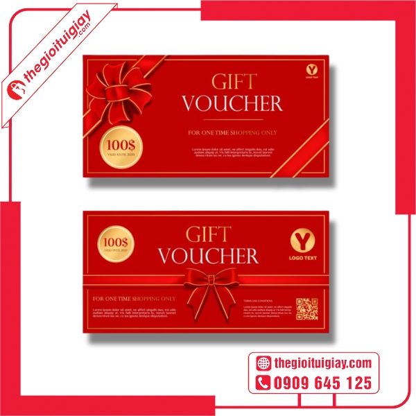  Mẫu voucher sang trọng tinh tế 