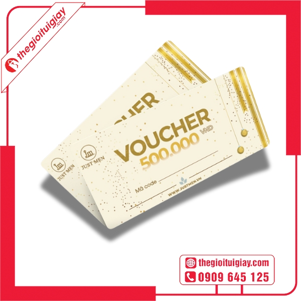  Mẫu voucher sang trọng phối hợp màu sắc hài hòa 