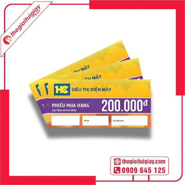 Mẫu voucher si&ecirc;u thị thiết kế hiện đại&nbsp;