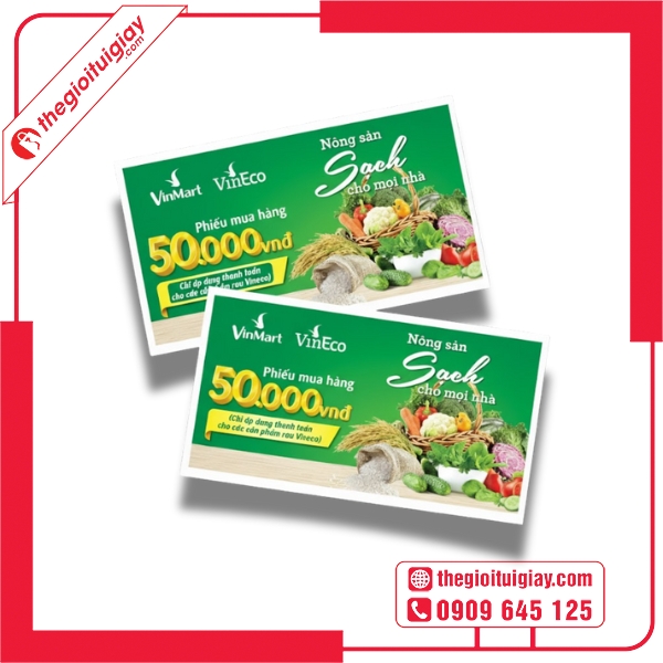  Mẫu voucher si&ecirc;u thị tặng k&egrave;m phiếu qu&agrave; tặng VinMart 
