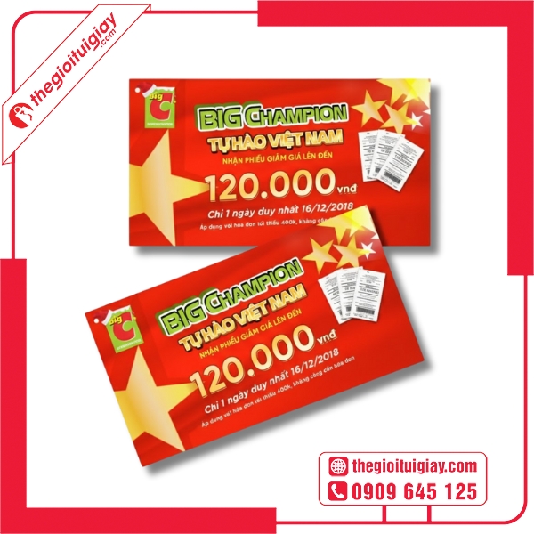  Mẫu voucher si&ecirc;u thị đẹp mắt 