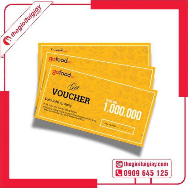 Mẫu voucher si&ecirc;u thị giảm gi&aacute; đồ uống Gofood