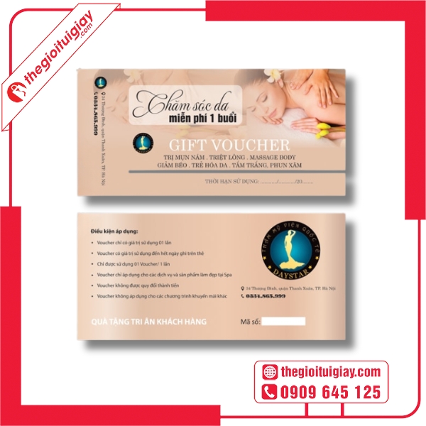  Mẫu voucher spa thiết kế sang trọng với tông màu pastel nhẹ nhàng 