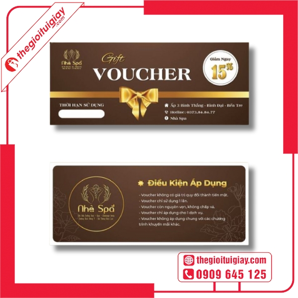  Mẫu voucher spa hiện đại, tinh tế và chuyên nghiệp 