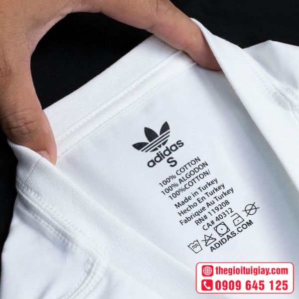 Tem mác quần áo Adidas