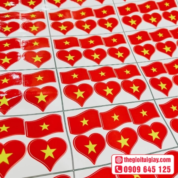  Mẫu sticker cờ Việt Nam thiết kế đơn giản, tinh tế 