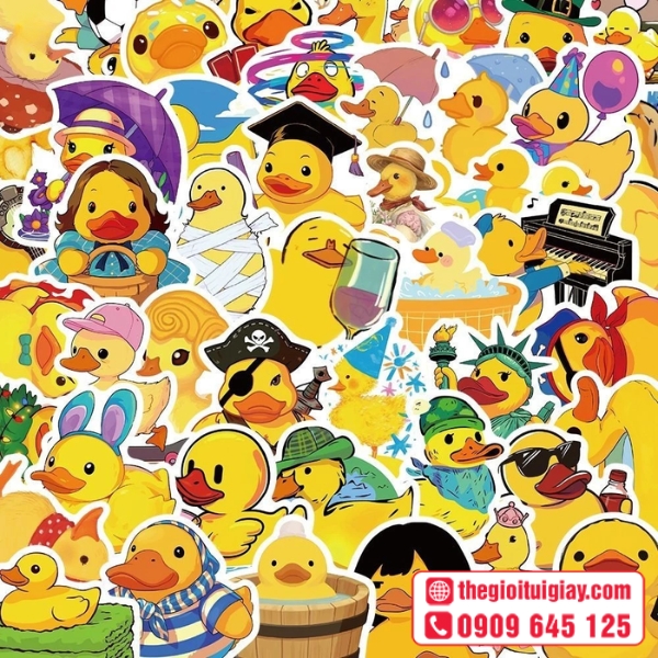  Mẫu sticker con vịt in đẹp gi&aacute; tốt 