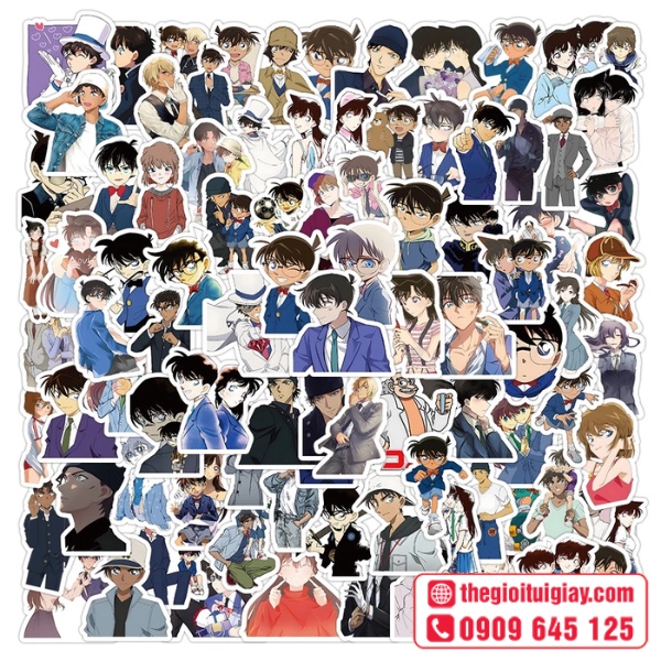  Mẫu sticker Conan in sắc nét 