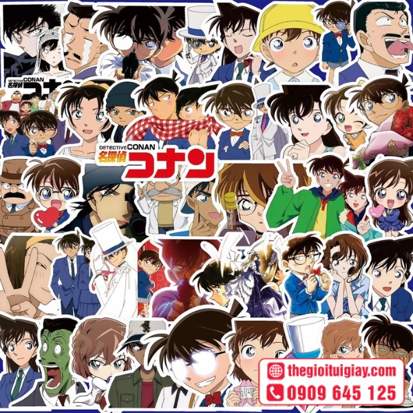  Mẫu sticker Conan thám tử nhí 