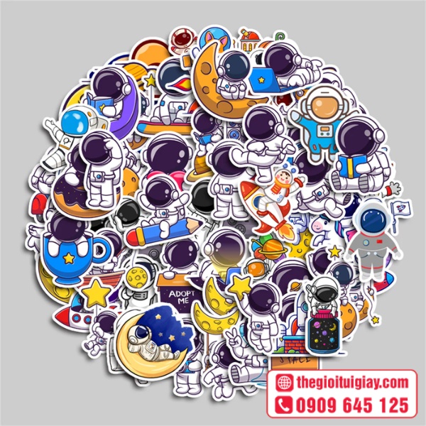  Mẫu sticker galaxy dễ thương cho giới trẻ 