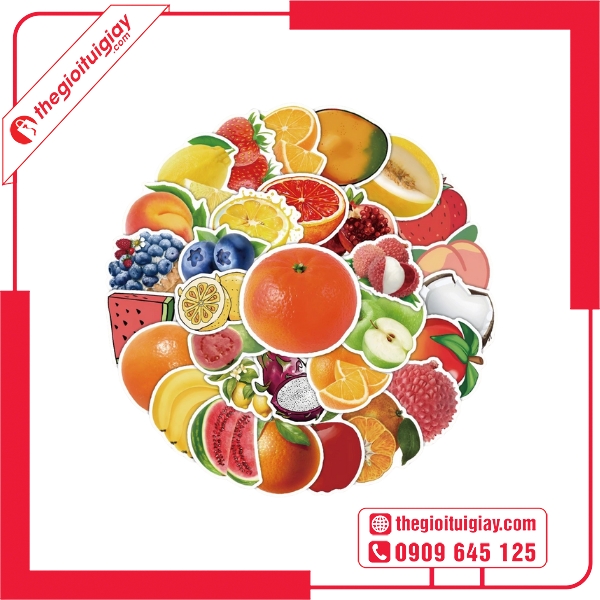 Sticker Hoa Quả