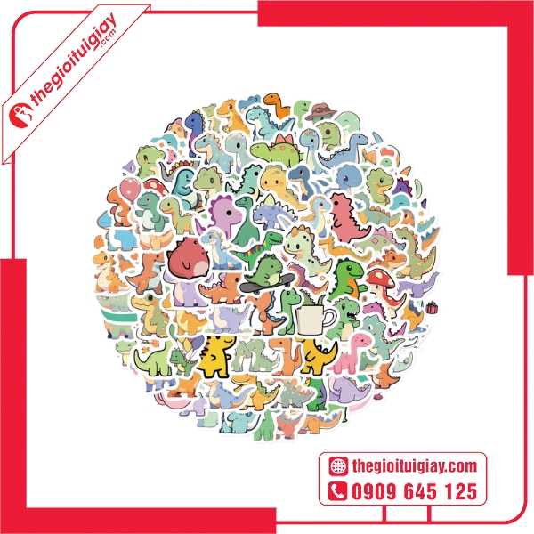 Sticker Khủng Long