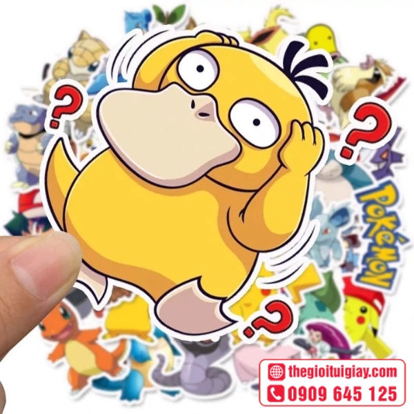  Mẫu stickers Pok&eacute;mon in chất lượng cao 