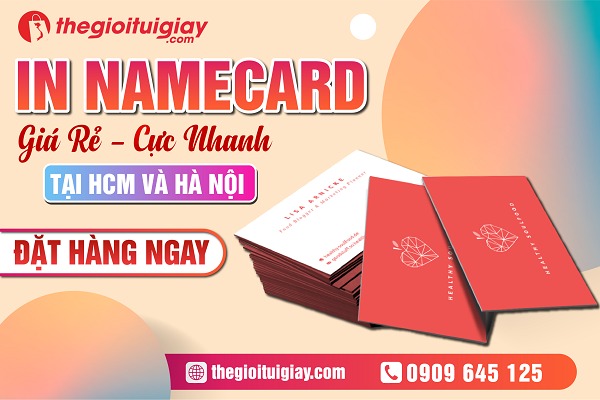 In Name Card Giá Rẻ, In Card Visit Nhanh HCM & Hà Nội